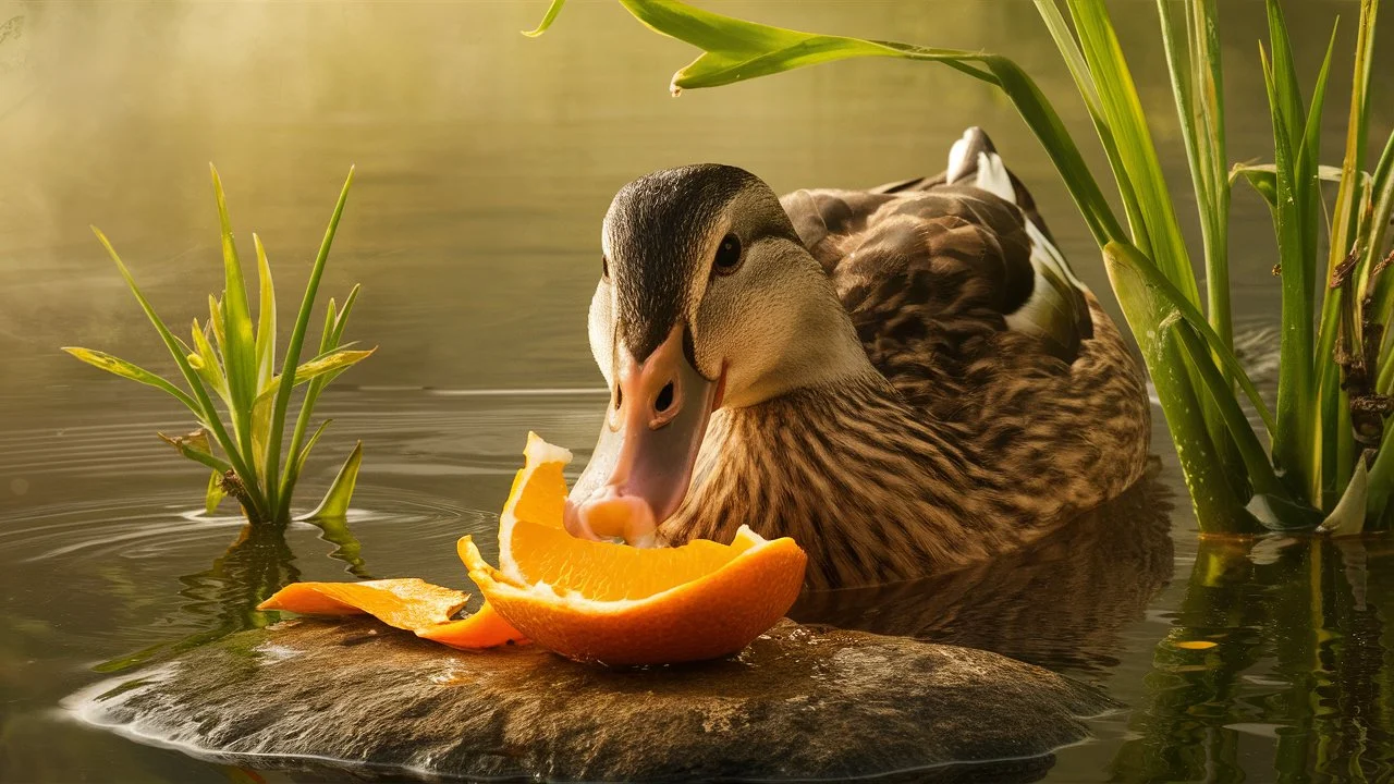 Can Ducks Eat Orange Peels