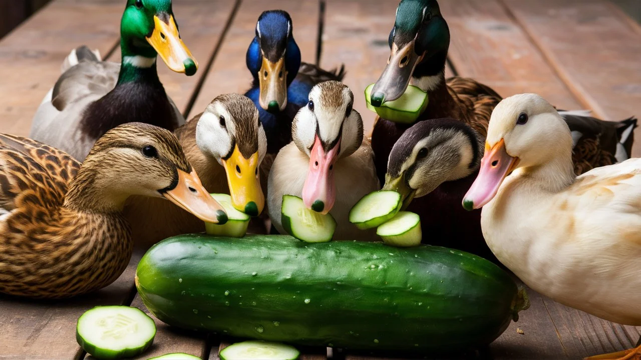 Can ducks eat cucumbers?