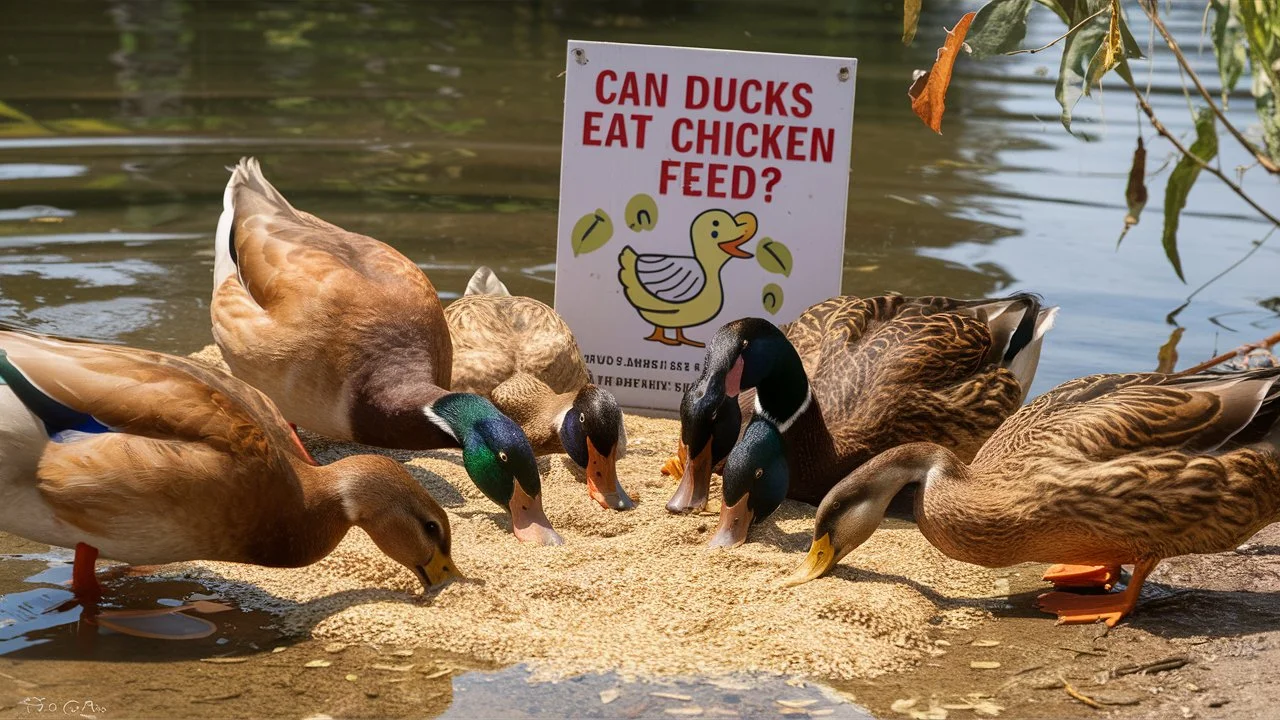 Can Ducks Eat Chicken Feed