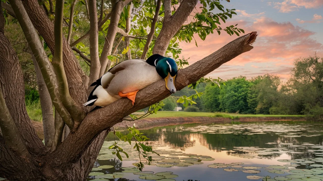 Do Ducks Sleep in Trees