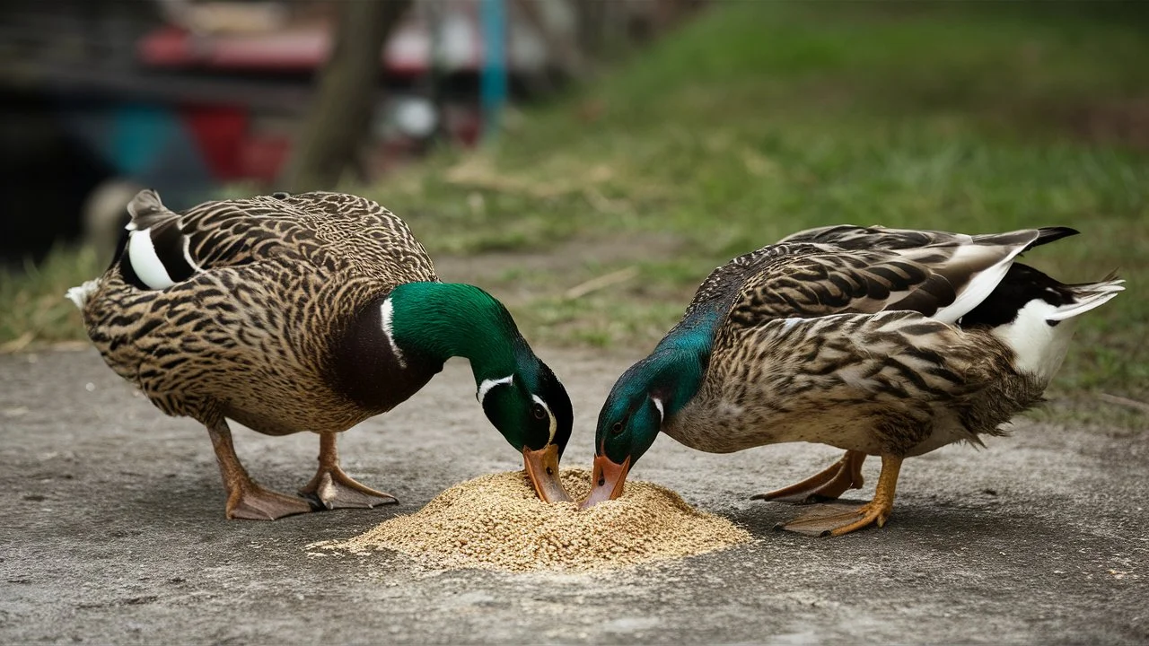 Can Ducks Eat Chicken Feed