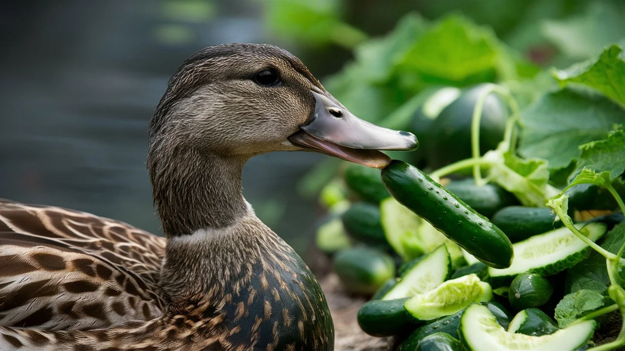 Can ducks eat cucumbers?